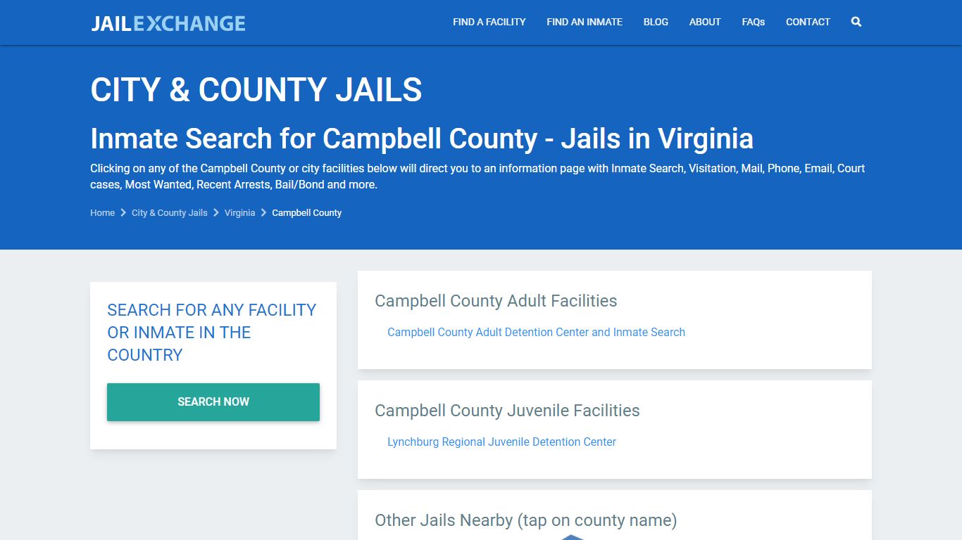 Campbell County Jail Inmates | Arrests | Mugshots | VA
