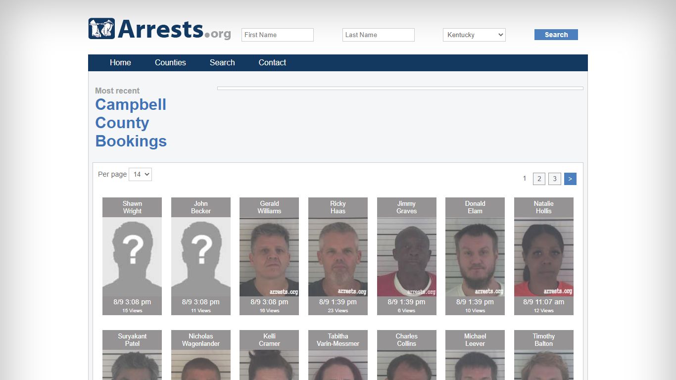 Campbell County Arrests and Inmate Search